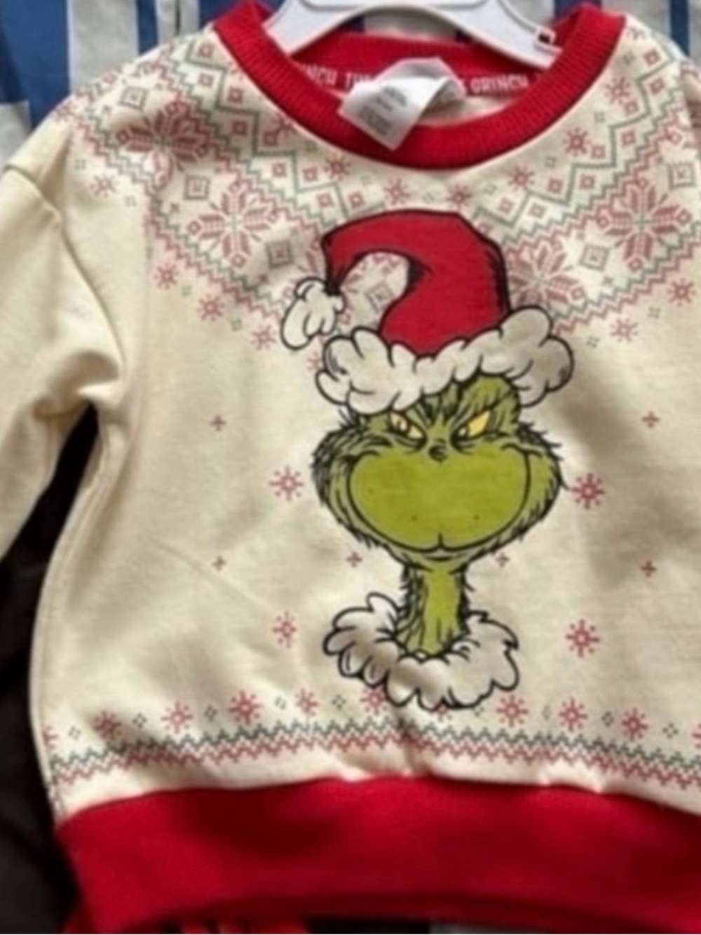 Grinch Toddler boy sweater (2T) NWT